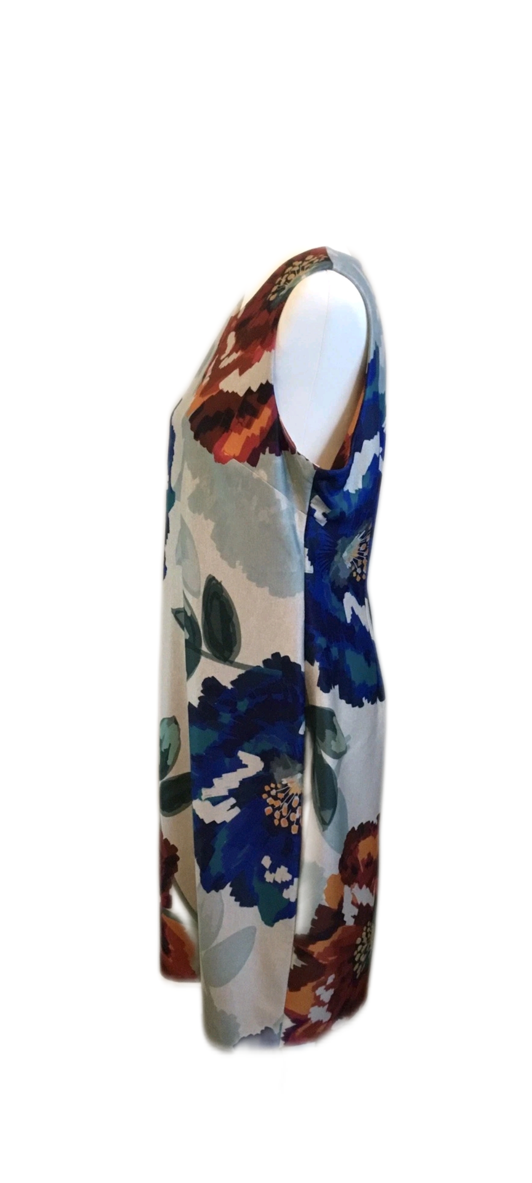 Calvin Klein Sz 14 Floral Dress Sleeveless