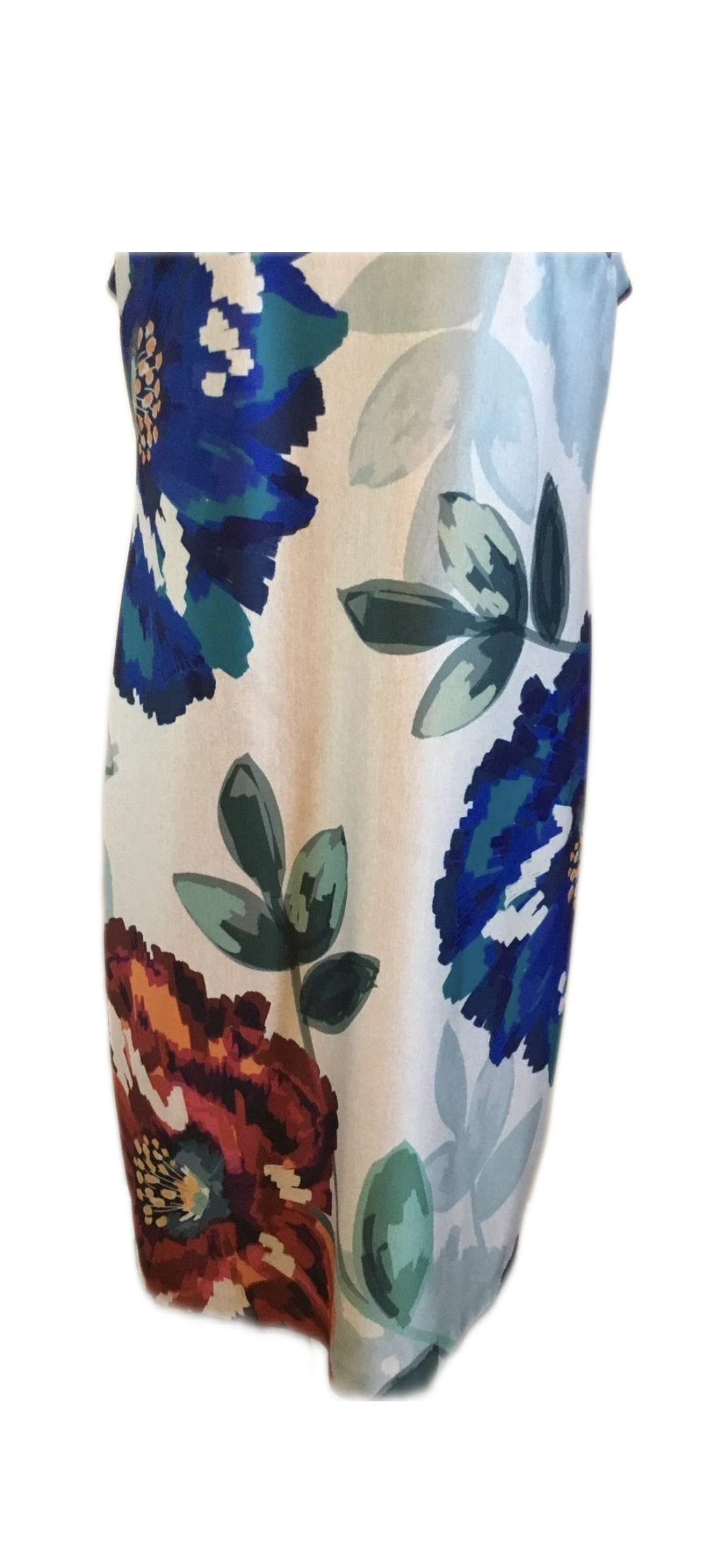 Calvin Klein Sz 14 Floral Dress Sleeveless