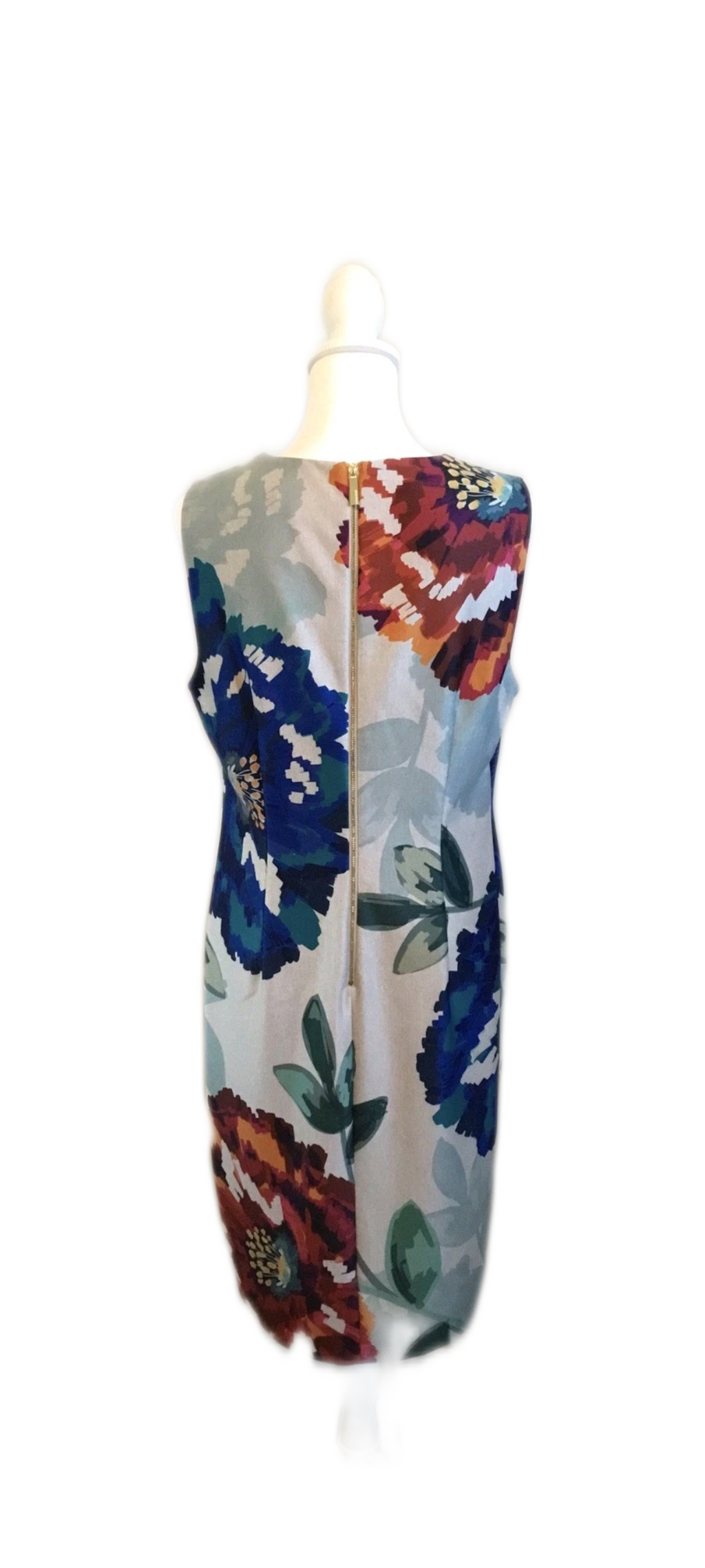 Calvin Klein Sz 14 Floral Dress Sleeveless