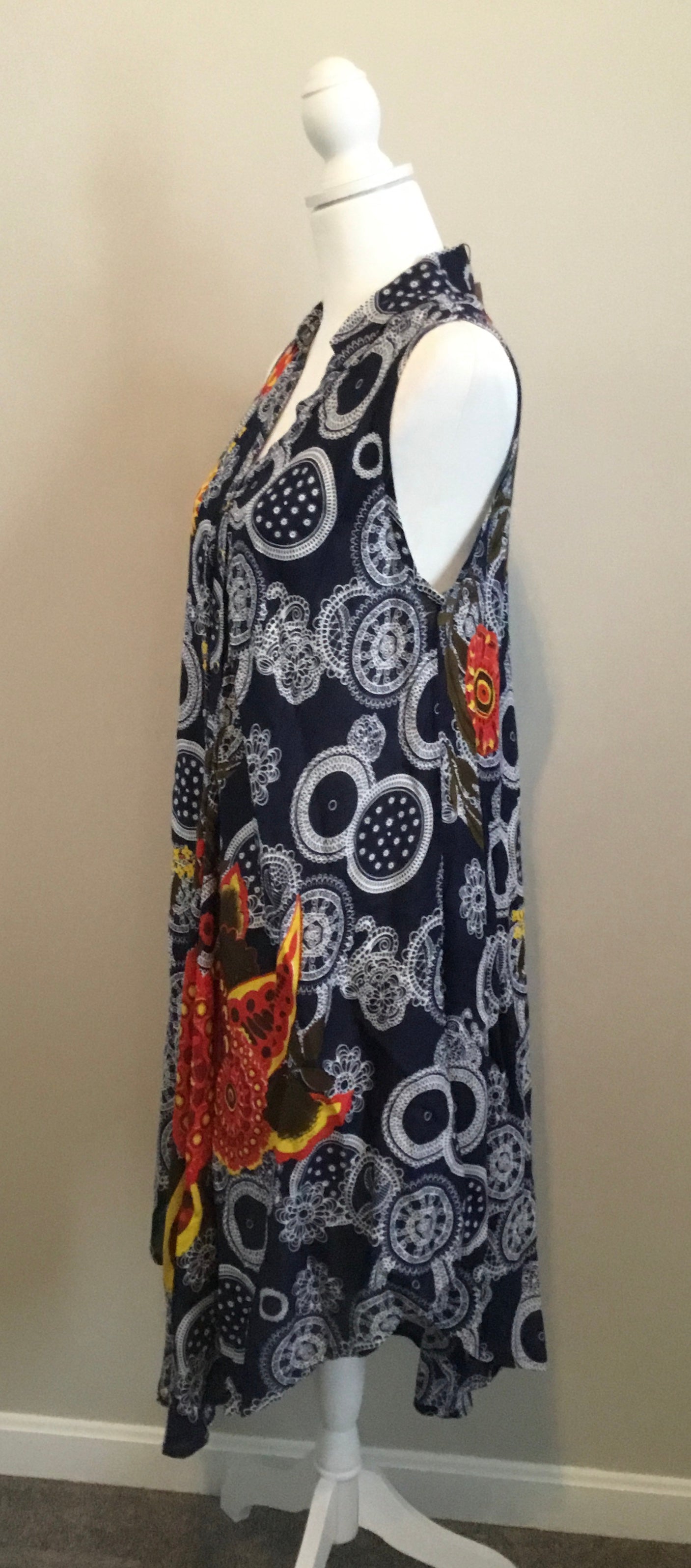 Exist Maxi Sz S/M Blue Floral