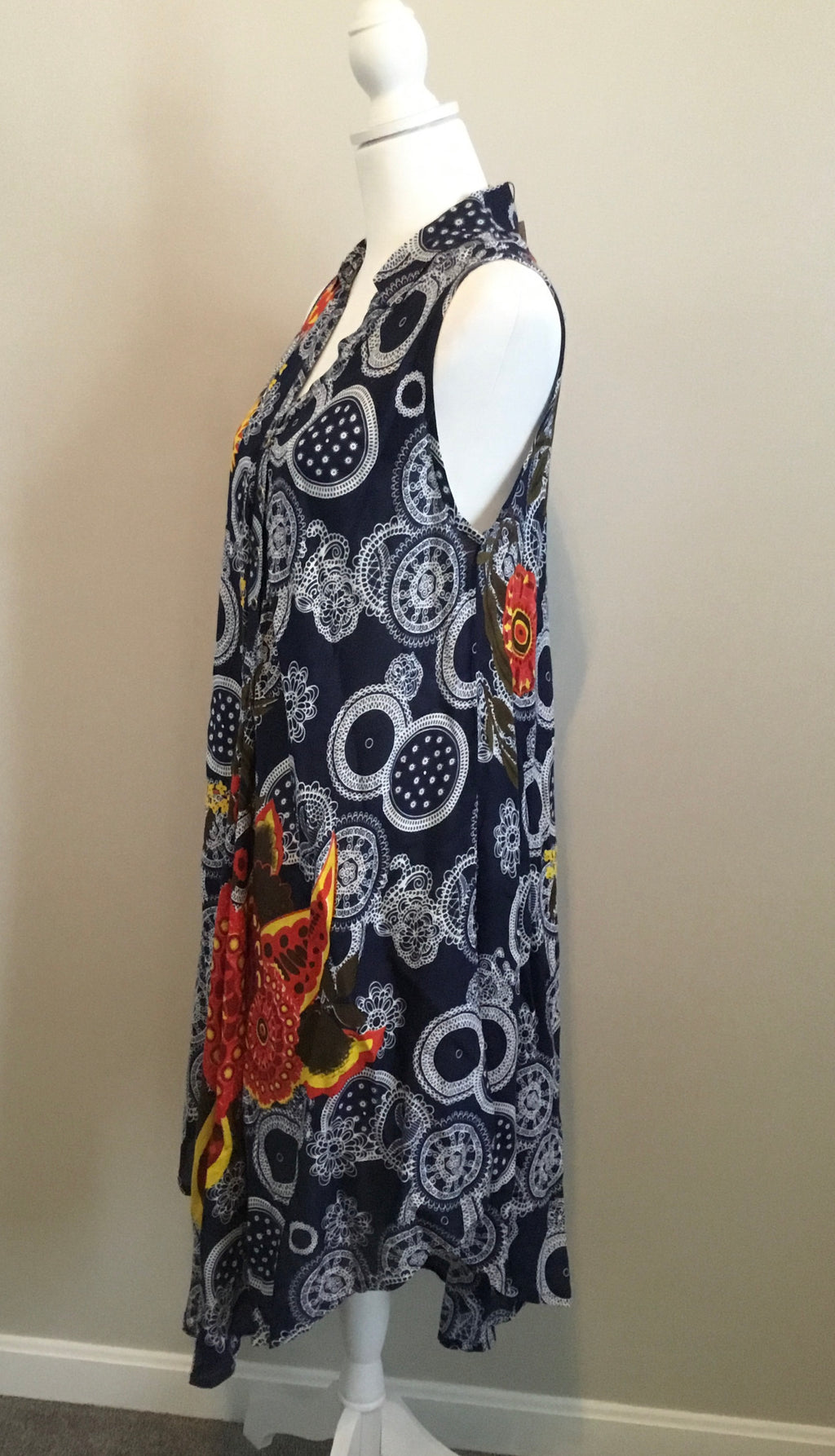 Exist Maxi Sz S/M Blue Floral