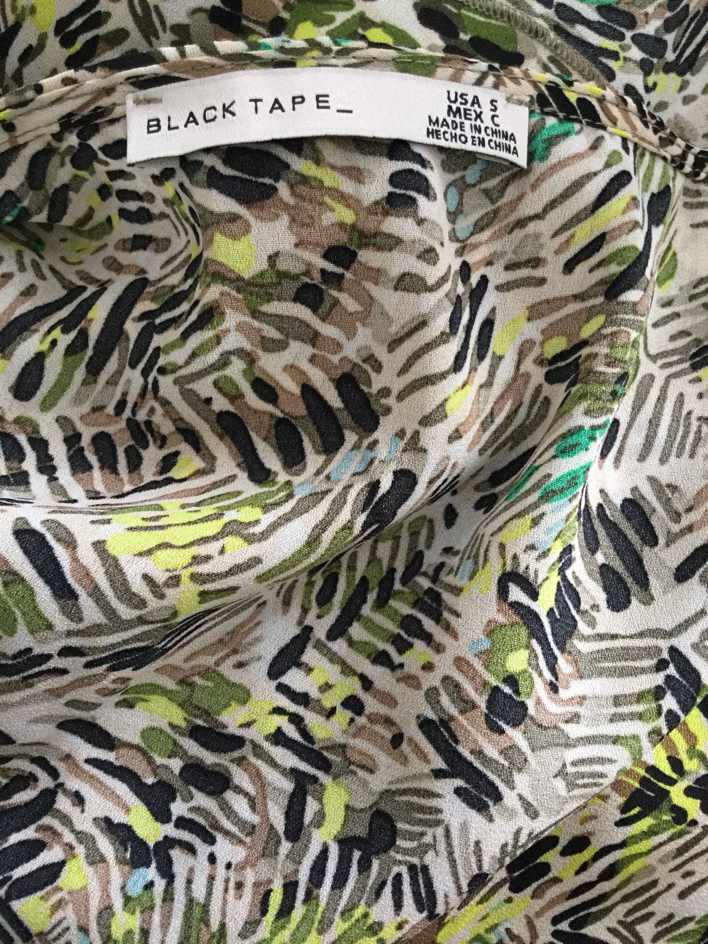 Blacktape Sz Small Ruffled Floral Dress