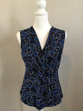 Banana Republic Blue Floral Blouse