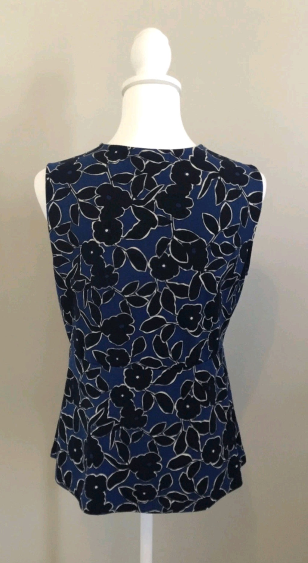 Banana Republic Blue Floral Blouse