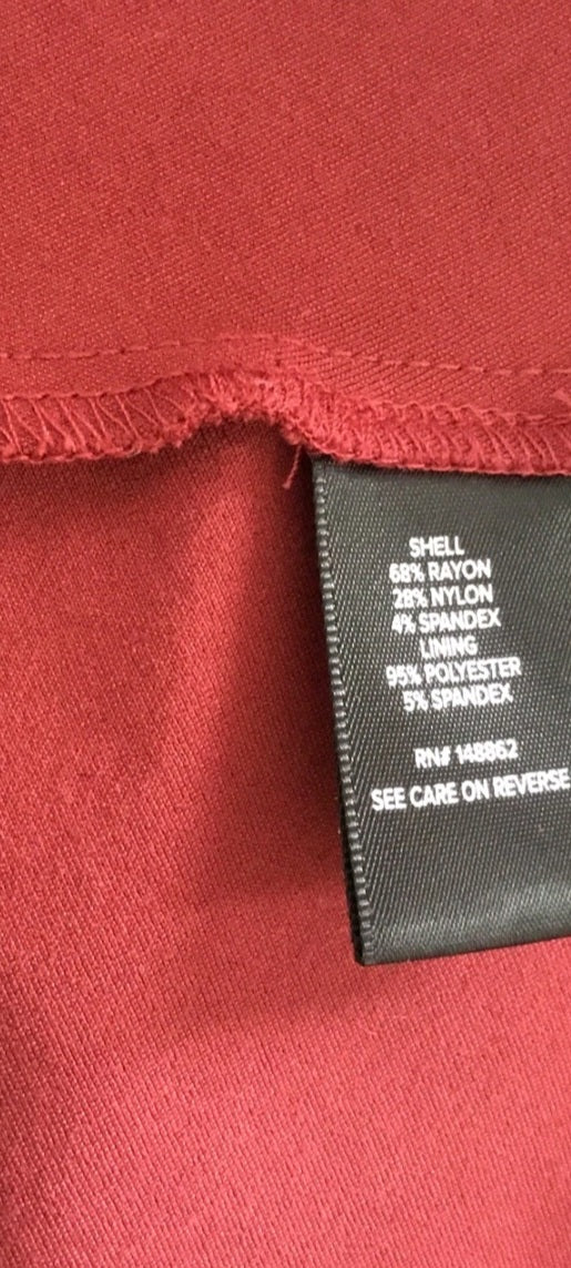 Studio By Torrid Maroon Blazer Sz 2 Plus Size