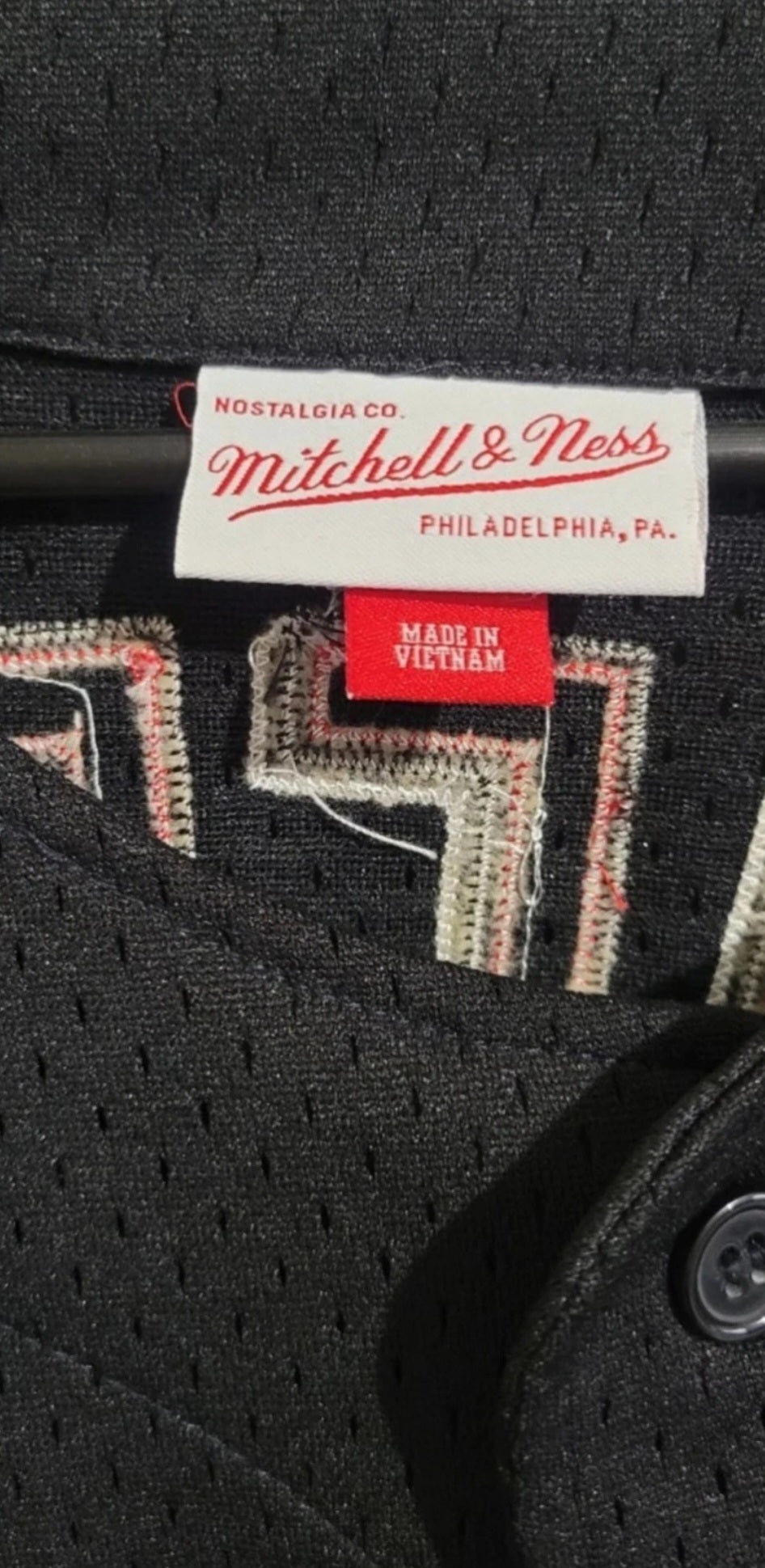 Cincinnati Reds Jersey Sz 52 2XL Black