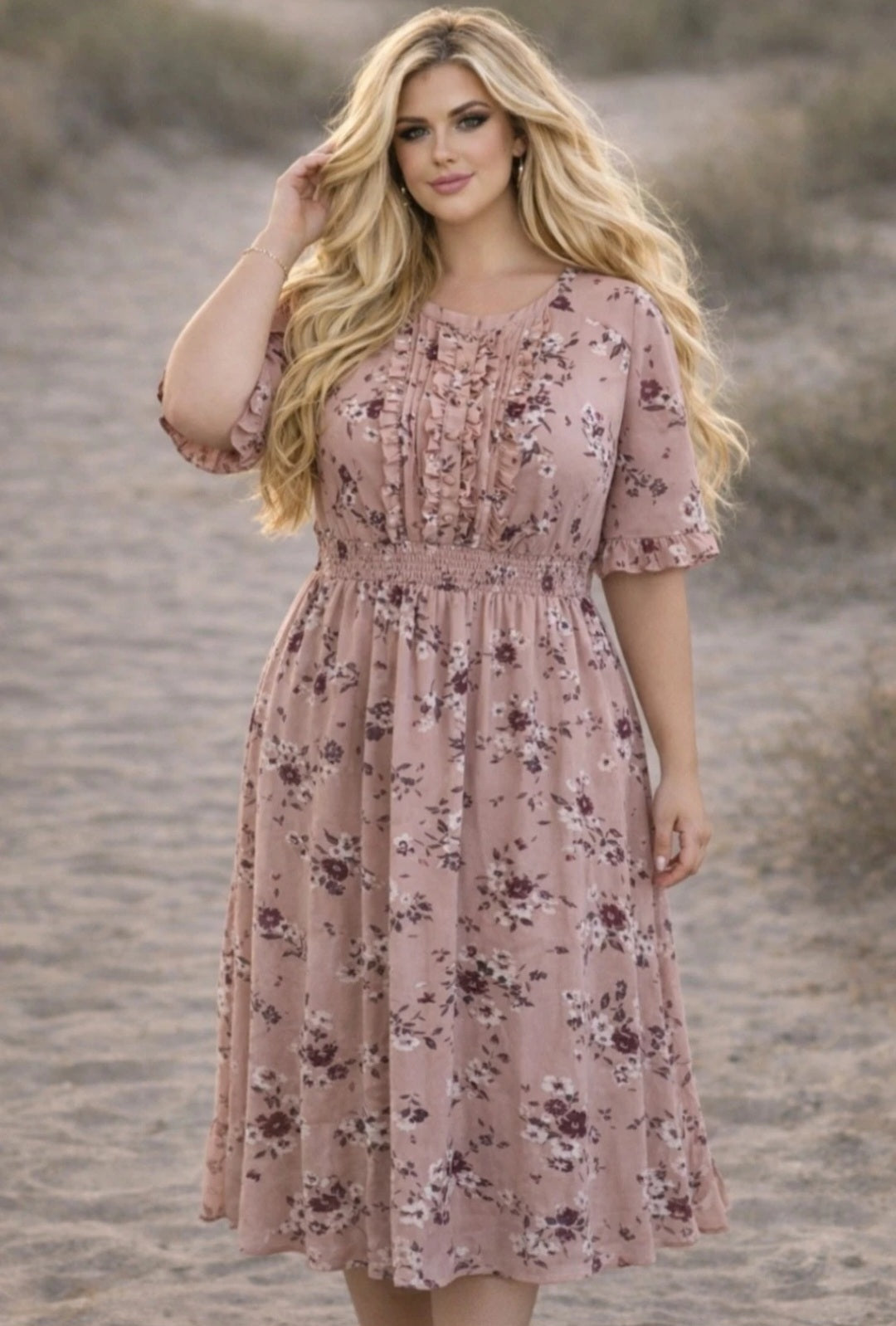 Torrid Sz 16 Womens Dress Pink