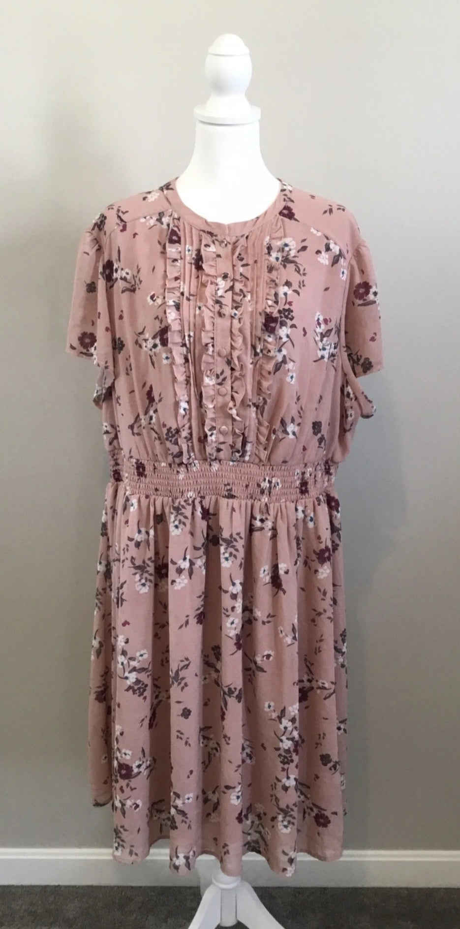 Torrid Sz 16 Womens Dress Pink