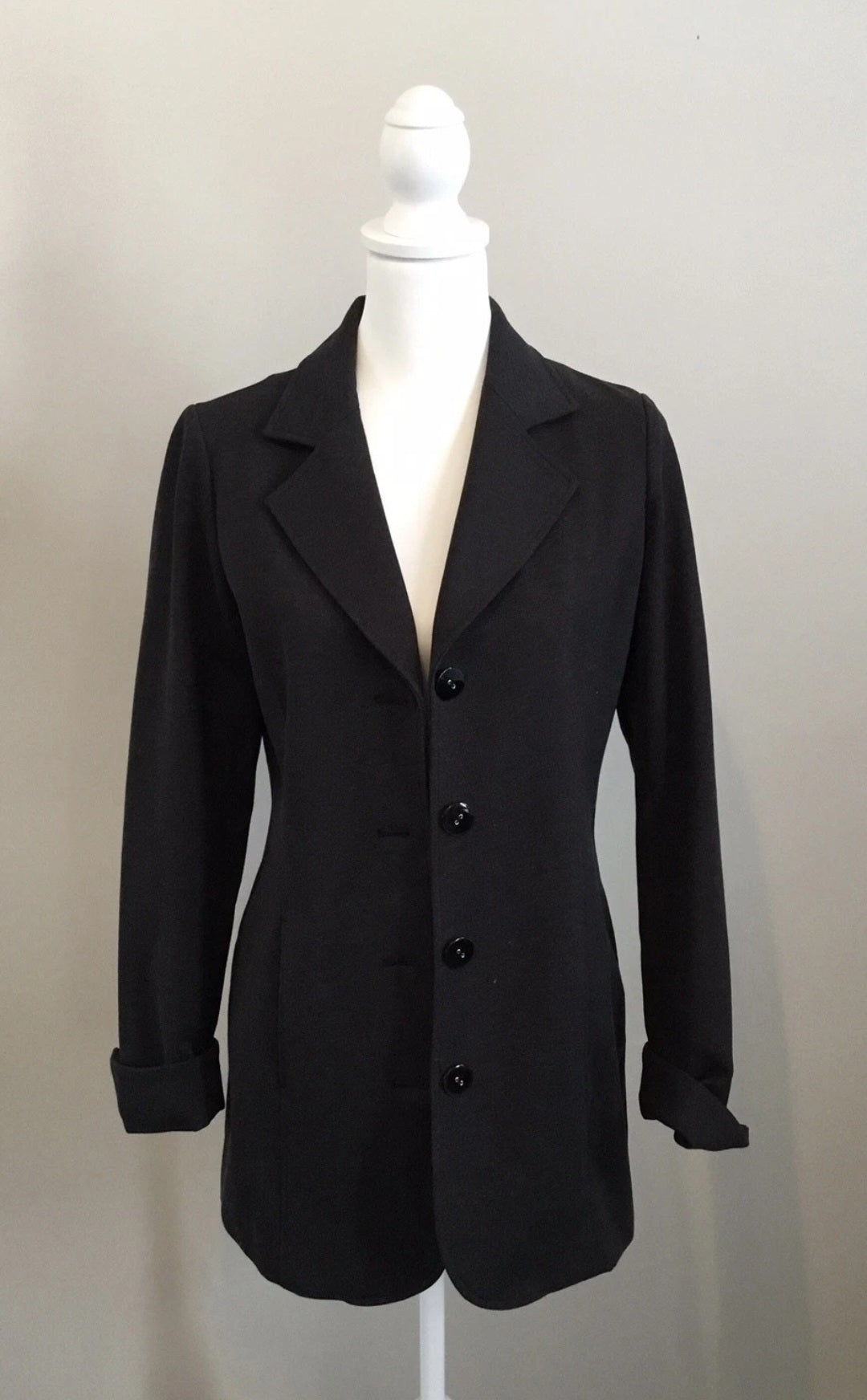 Chico's Sz 0 Dark Gray Blazer