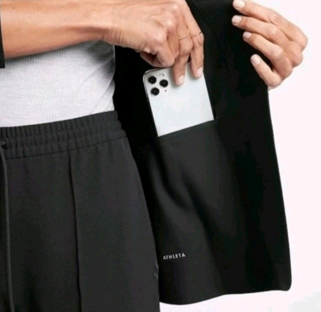 Athleta Sz 24 Plus Size Avenues Dress Blazer Black