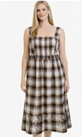 Bloomchic Check Dress Sleeveless Sz 14/16 Plus