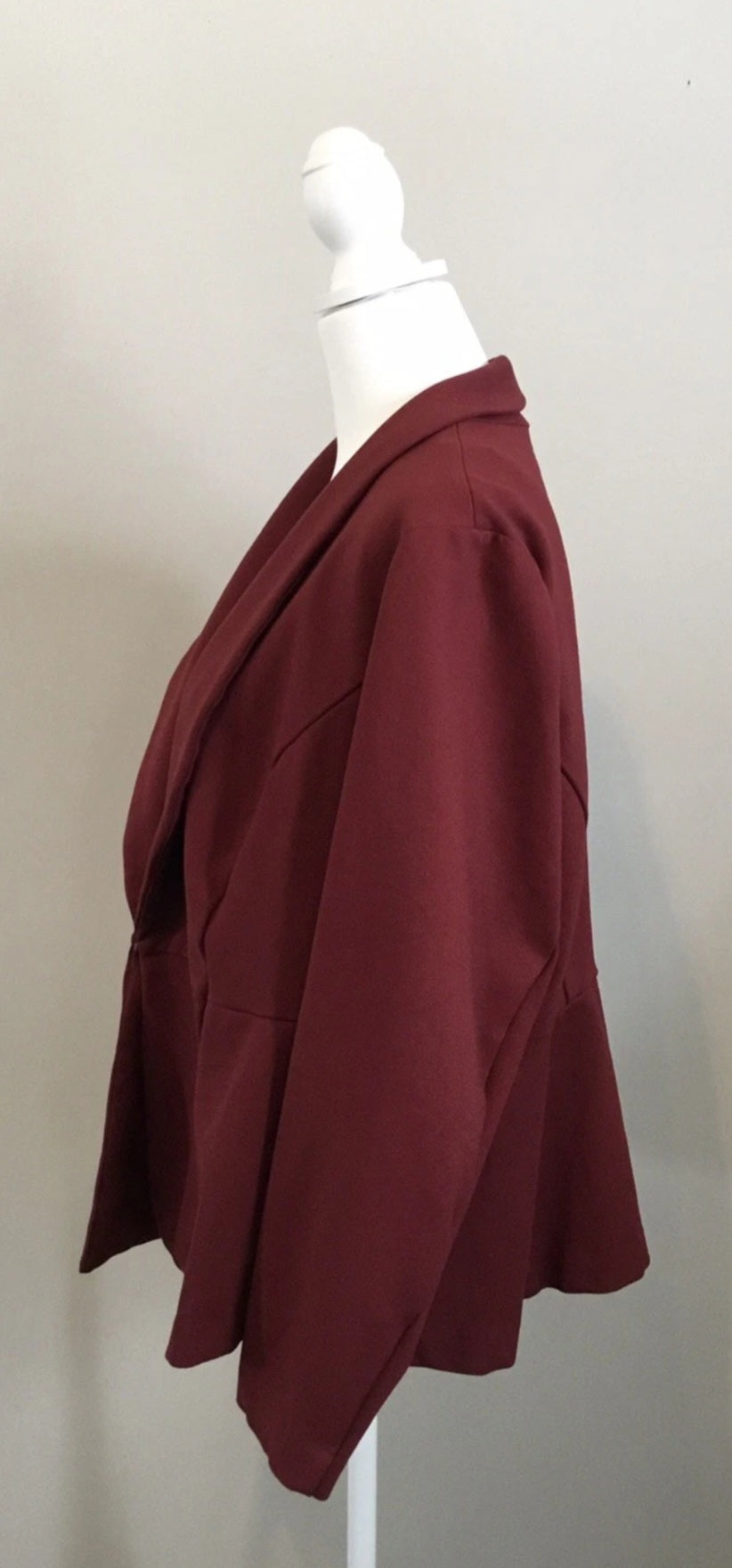 Studio By Torrid Maroon Blazer Sz 2 Plus Size