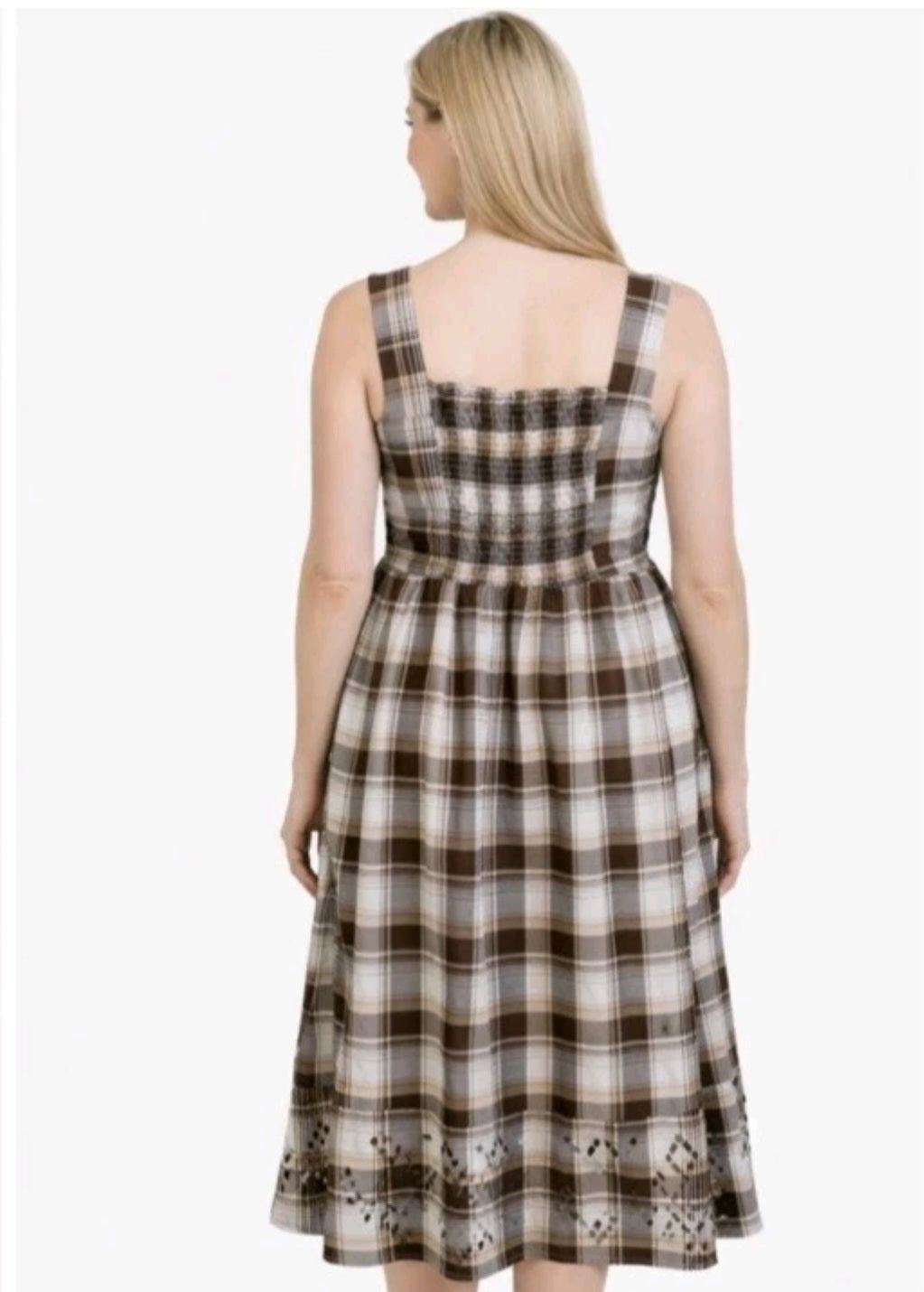 Bloomchic Check Dress Sleeveless Sz 14/16 Plus