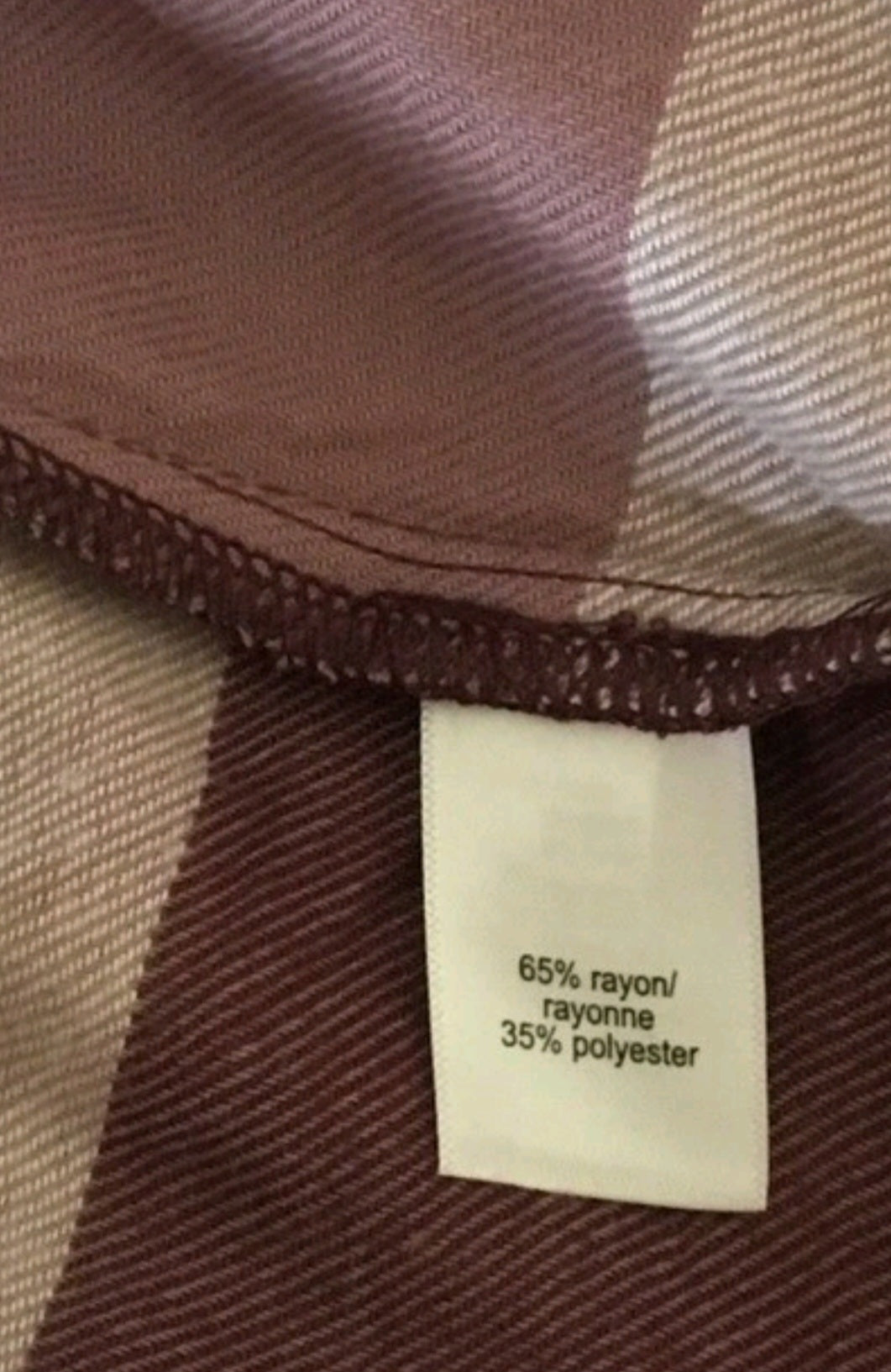 Maurices Sz Large Cardigan Shaw Plaid