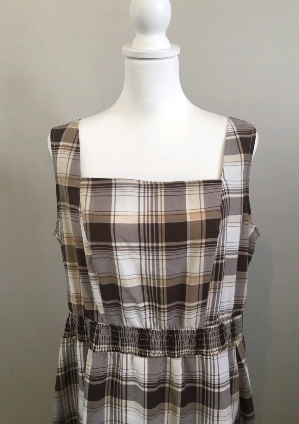 Bloomchic Check Dress Sleeveless Sz 14/16 Plus
