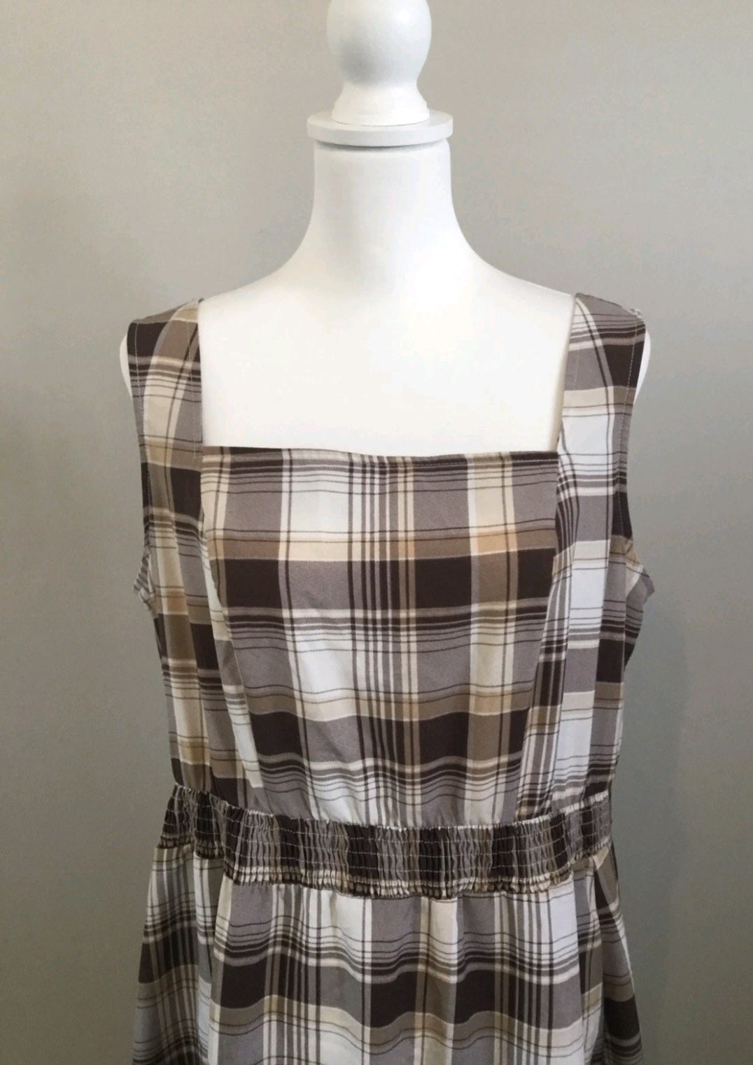 Bloomchic Check Dress Sleeveless Sz 14/16 Plus
