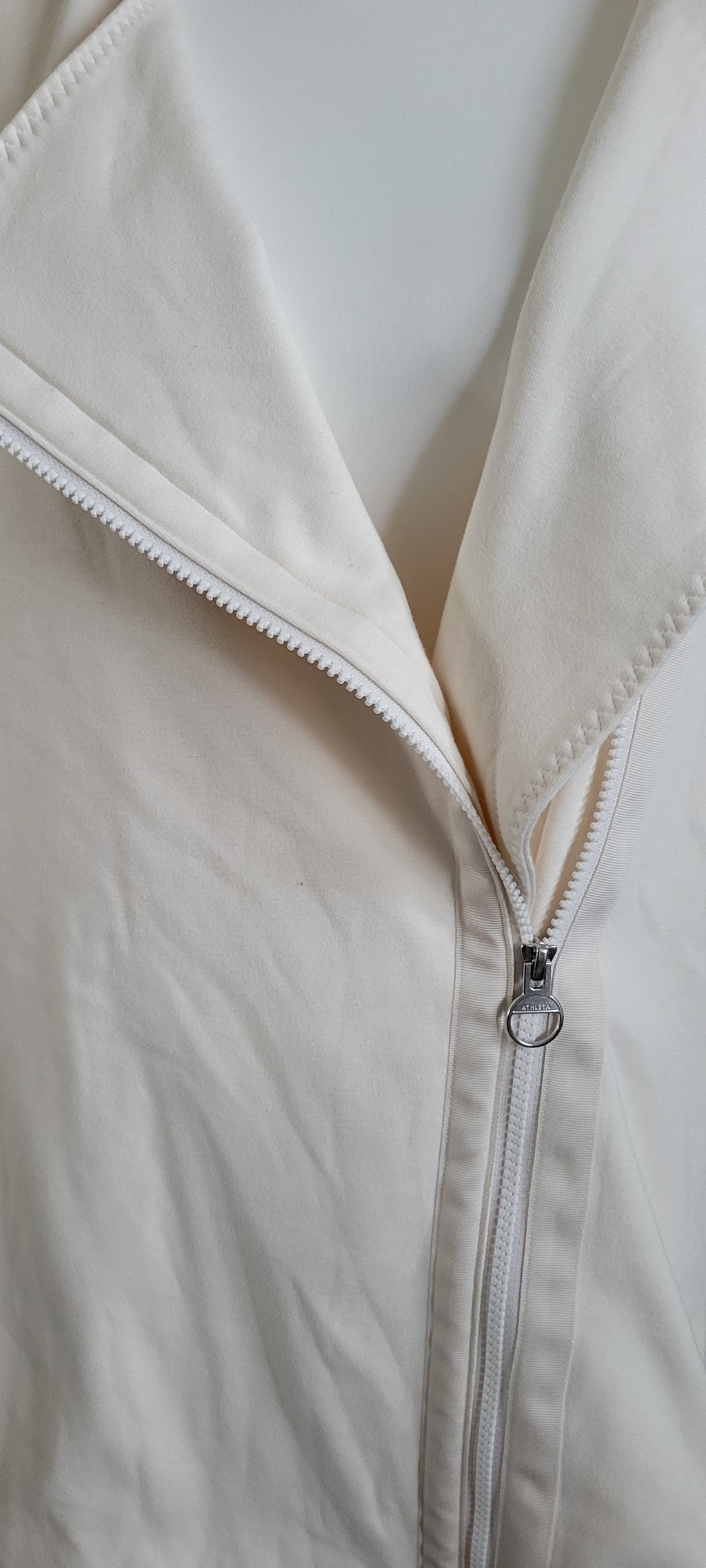Athleta Ivory Moto Jacket Sz 3X