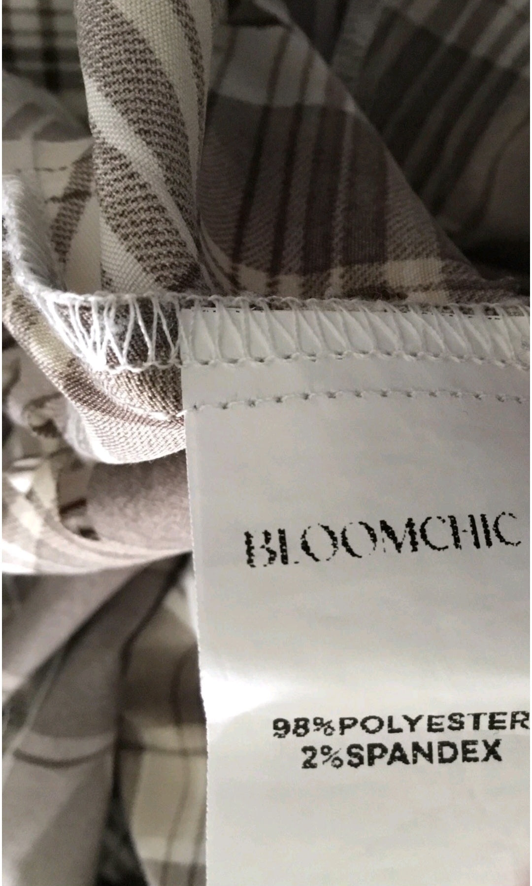 Bloomchic Check Dress Sleeveless Sz 14/16 Plus