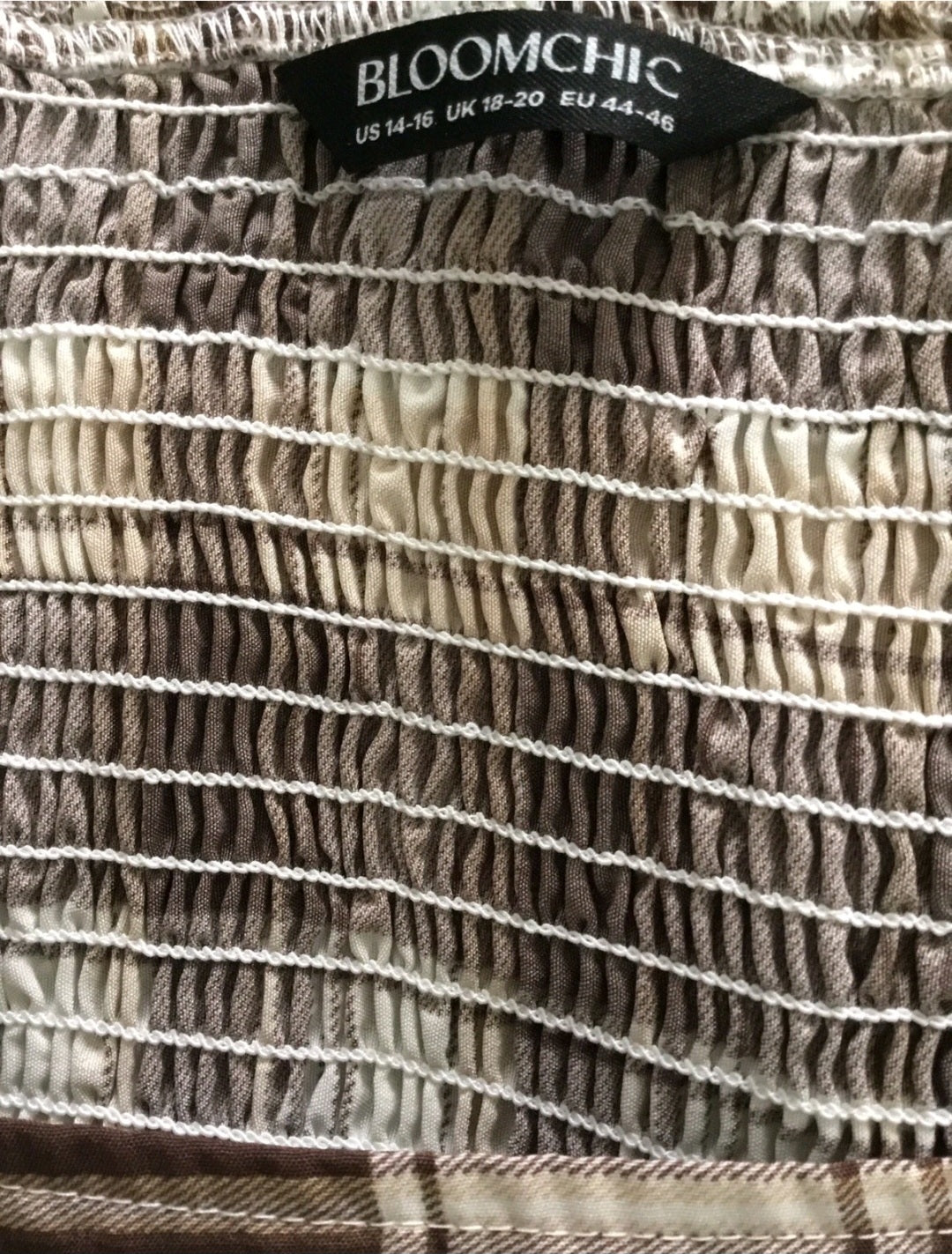 Bloomchic Check Dress Sleeveless Sz 14/16 Plus