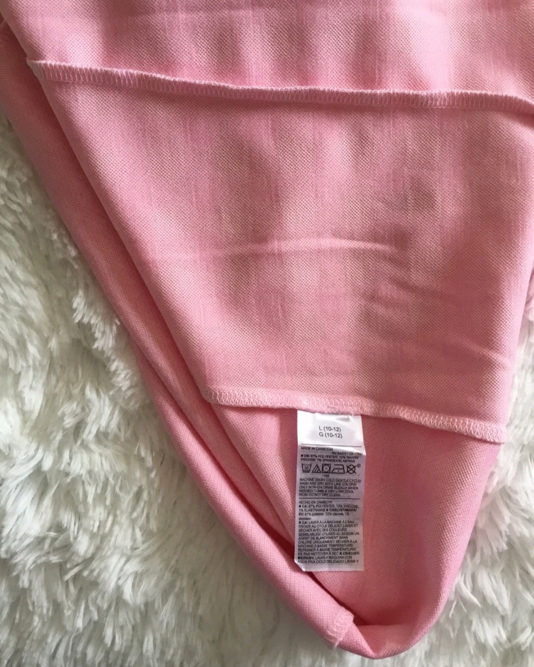 Old Navy Girls Sz 10/12 Large Pink Gingham Dress