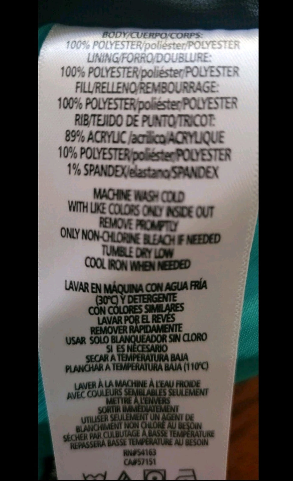 Calvin Klein Puffer sz Large Vest