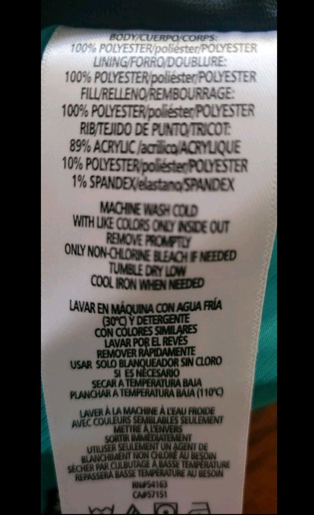 Calvin Klein Puffer sz Large Vest