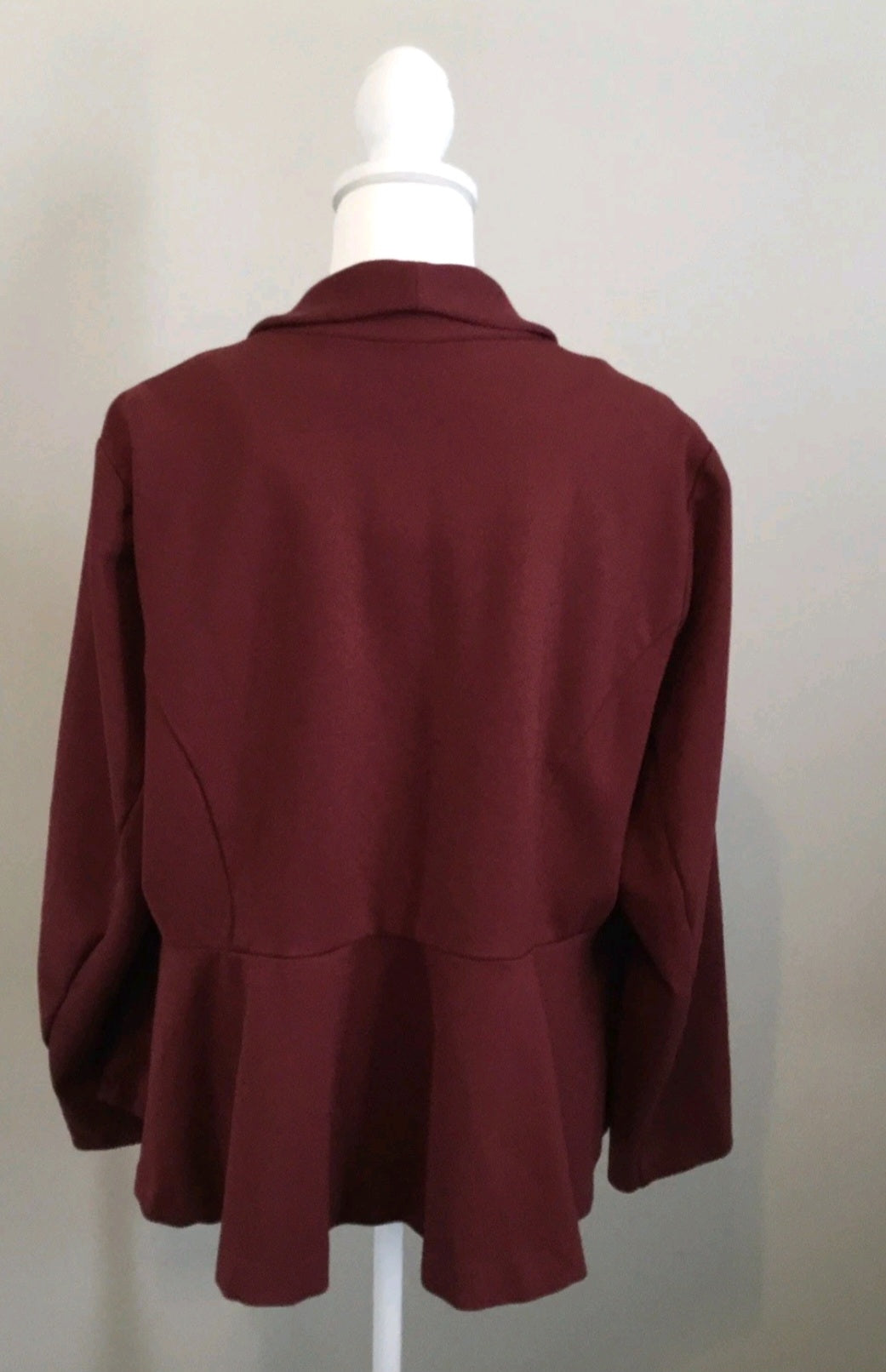 Studio By Torrid Maroon Blazer Sz 2 Plus Size
